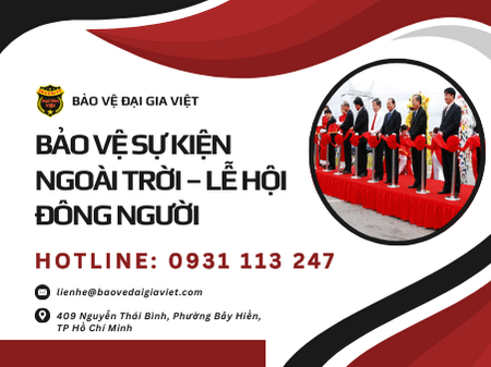 Bảo Vệ Sự Kiện Ngoài Trời – Lễ Hội Đông Người